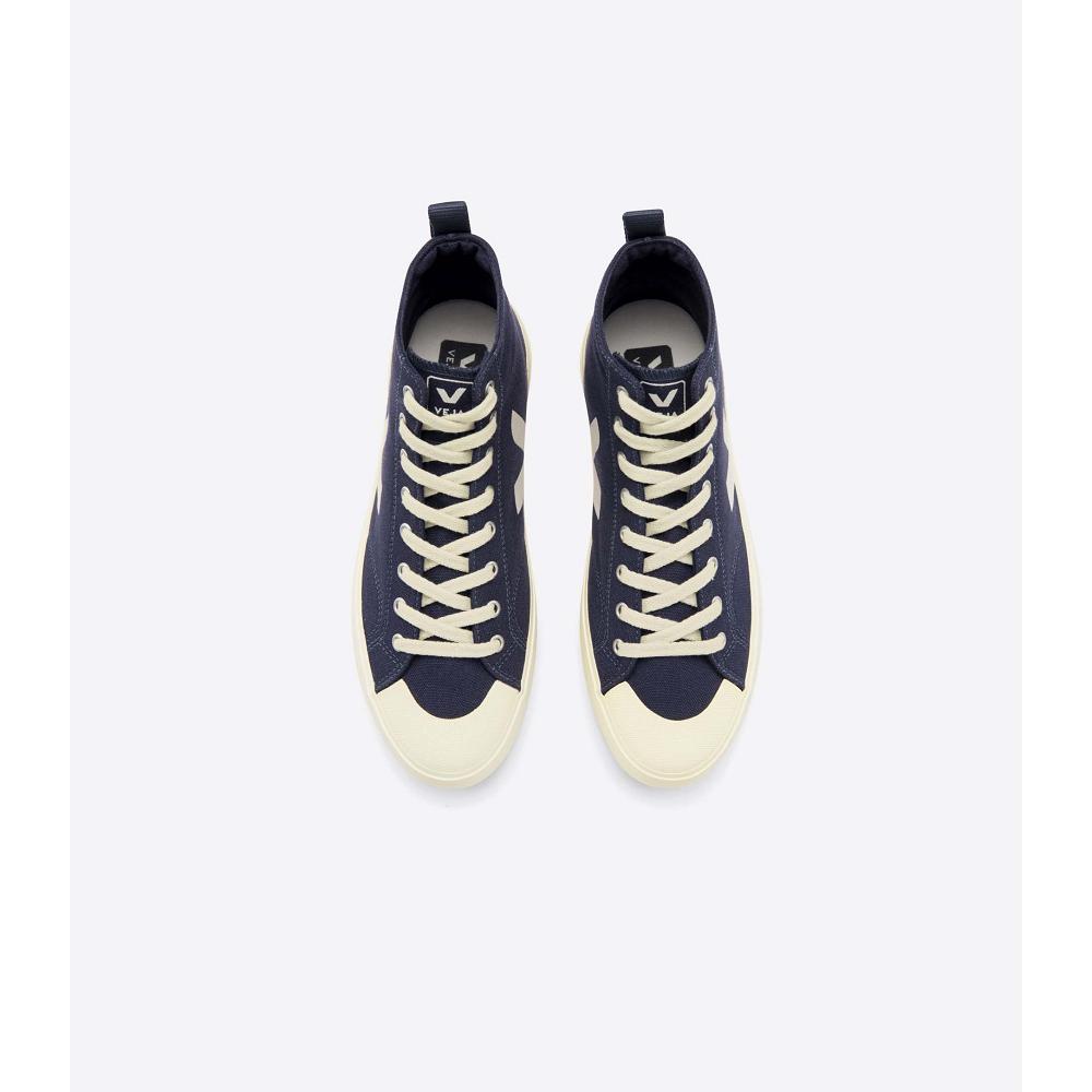 Veja NOVA HT CANVAS Men's High Tops Blue | CA 104DFM